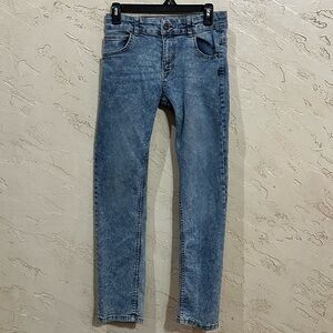 Tommy Hilfiger Boys Blue Denim Rebel Skinny Jeans Adjustable Waist size 14